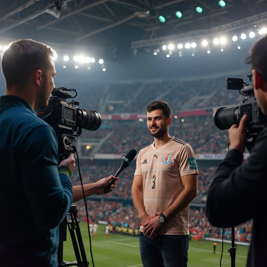 Mashhur futbolchi bilan intervyu