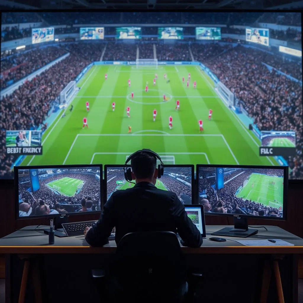 Sport jurnalistlari ishda